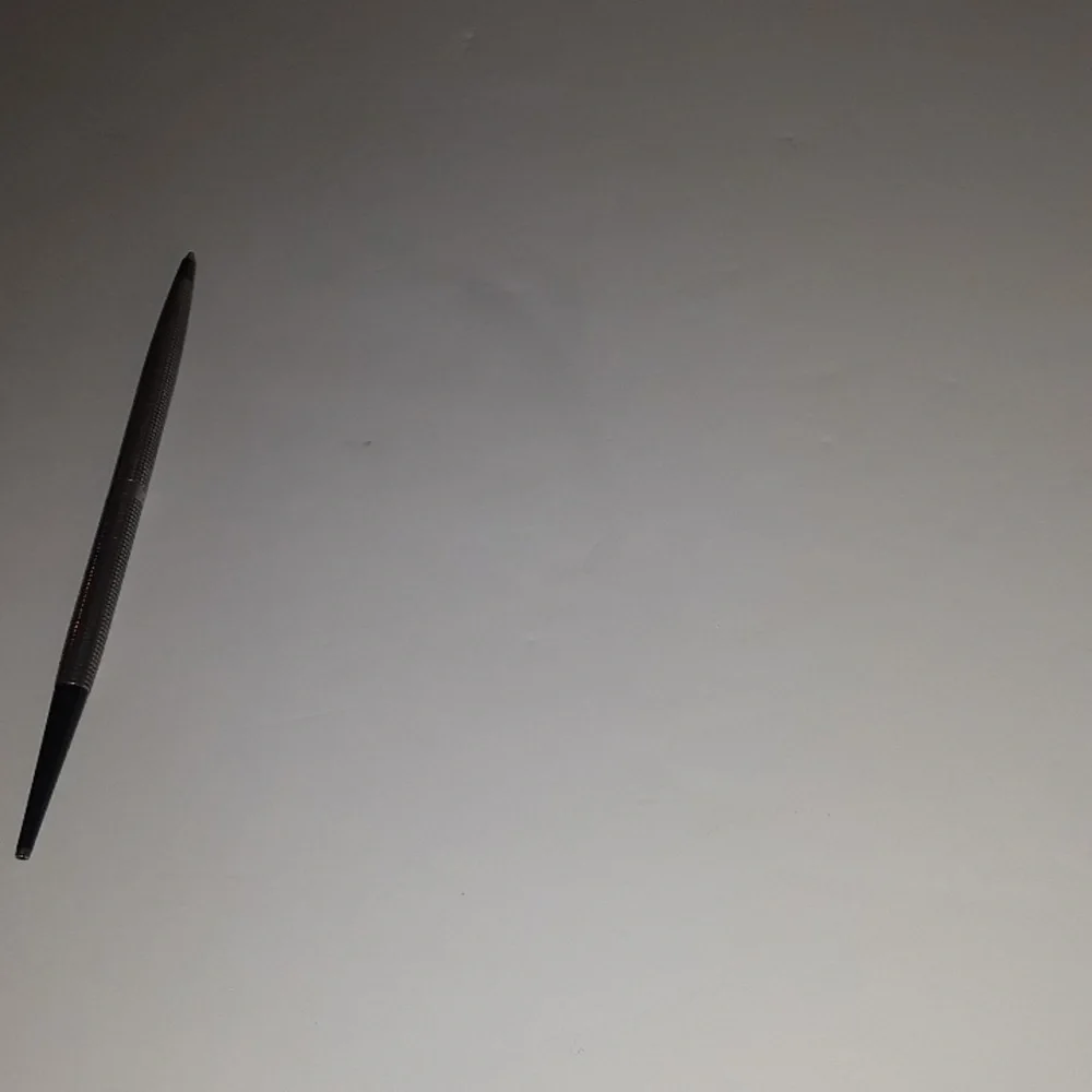 c UNIQUE VINTAGE PARKER STERLING SILVER CAP & BARREL BLUE BALL POINT PEN W…